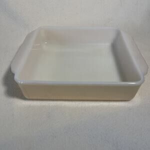 Vintage Fire King #452 Peach Lustre 8-1/2" Square Baking Dish